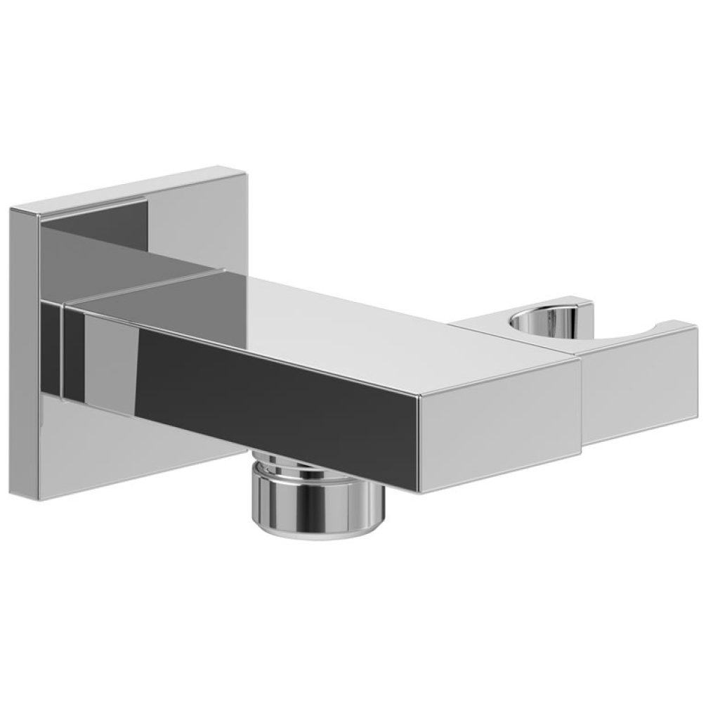 Cutout image of Villeroy & Boch Universal Square Shower Holder & Outlet
